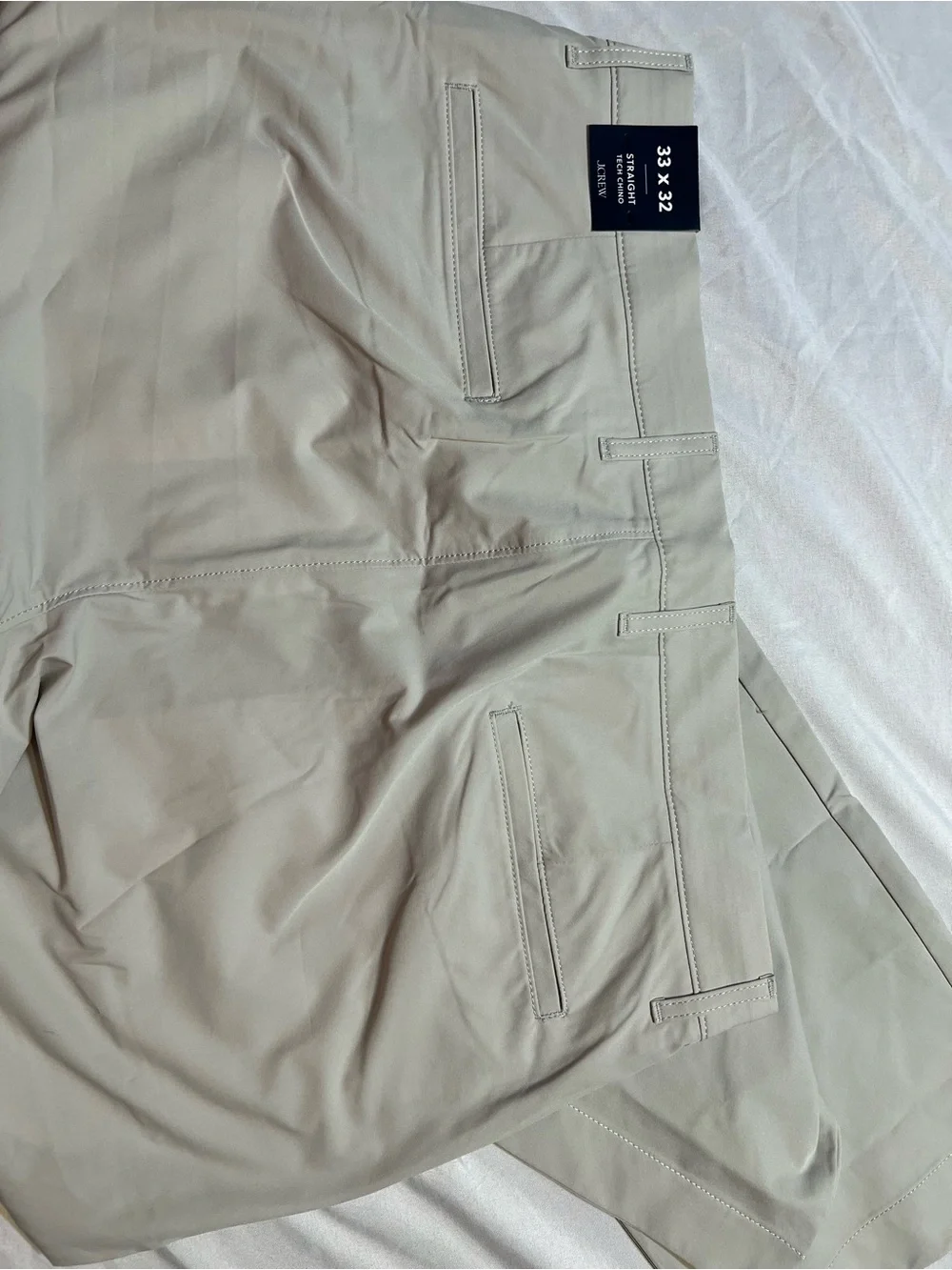 J. Crew Men's Straight Chinos - Light Khaki